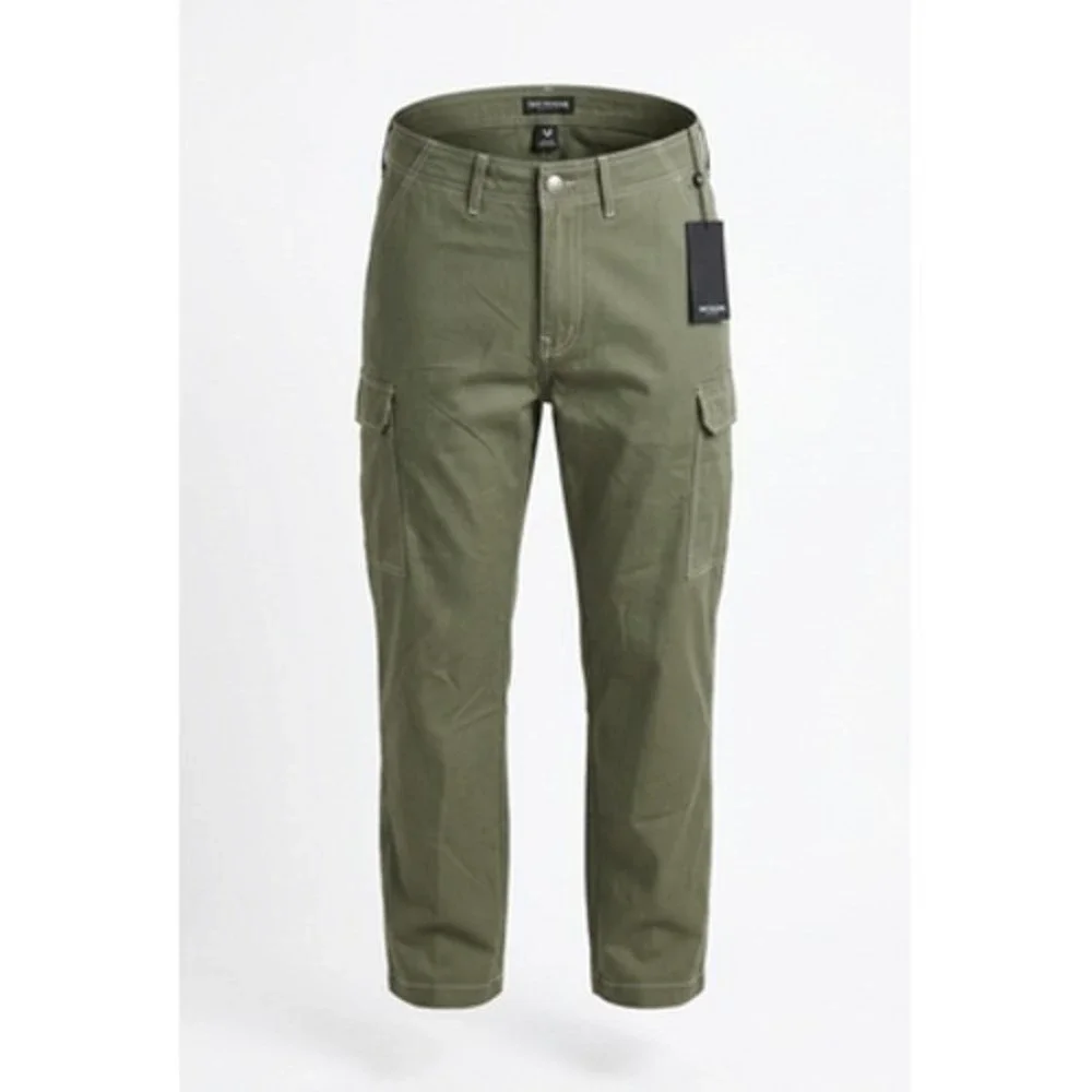 True Religion Cargo Pants Mens 36x34 Green Kalamata Canvas Utility Pockets